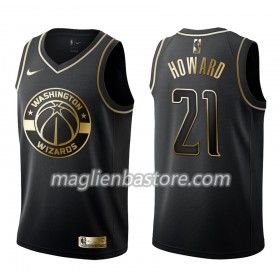 Maglia NBA Washington Wizards Dwight Howard 21 Nike Nero Golden Edition Swingman - Uomo